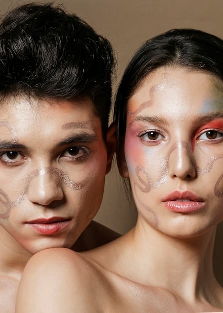A side-by-side comparison showcasing two different skin customization methods: one with preset skins offering limited adjustments, and another with a detailed character editor allowing for intricate modifications to facial features, clothing, and accessories. The image highlights the contrast between basic and advanced customization options.