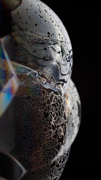 A close-up visual presentation of Futuristic Armor Skin, displaying intricate details, glowing effects, and a high-tech helmet design.