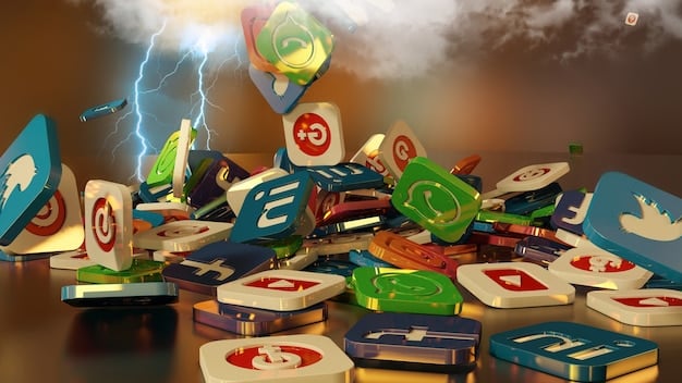 A digital montage showcasing various social media icons (Twitter, Discord, Twitch, YouTube) overlaid with a League of Legends map background, emphasizing the integration of social networks into the online gaming experience.