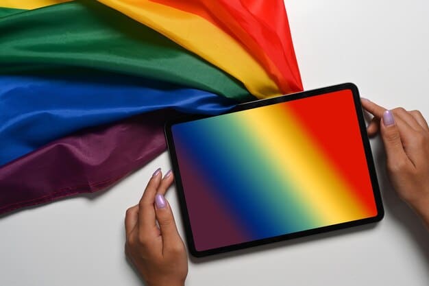 A close-up, high-contrast image of a computer screen displaying hateful, homophobic slurs in the League of Legends chat box. The image aims to highlight the online harassment faced by LGBTQ+ players of League of Legends. The words are generic insults, nothing overly aggressive, related to League of Legends and Mental Health: Resources for LGBTQ+ Players Facing Online Harassment.