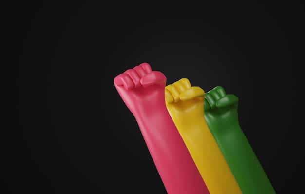 A split image showing a rainbow flag on one side and a crossed-out image of a fist on the other, representing discrimination and inclusion in esports.