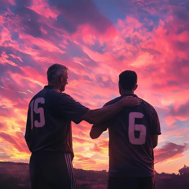 A close-up shot of two League of Legends players fist-bumping after a match. Both players are smiling and wearing jerseys with LGBT pride flags incorporated into the design. The backdrop is a blurred image of the tournament stage and the audience. Analyzing the viewership trends of LGBT-focused League of Legends esports events in the US is crucial to understanding such representation.