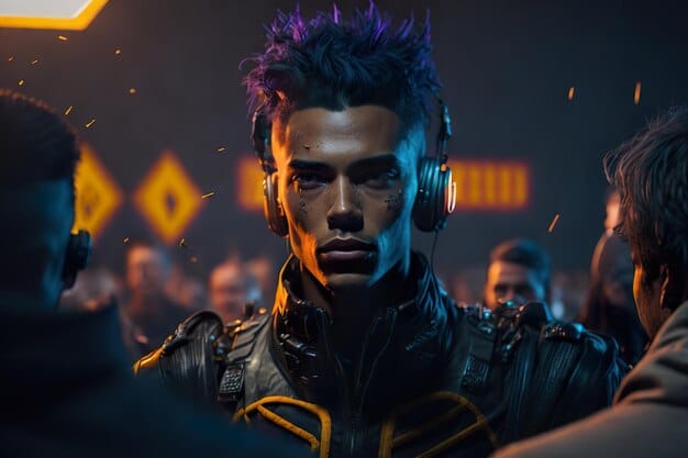 A screenshot of a League of Legends esports match with a player avatar displaying a rainbow flag. The in-game commentator is mentioning a charity event supporting LGBT gamers. The image signifies growing visibility and support for LGBT representation within a specific League of Legends esports context. The phrase 
